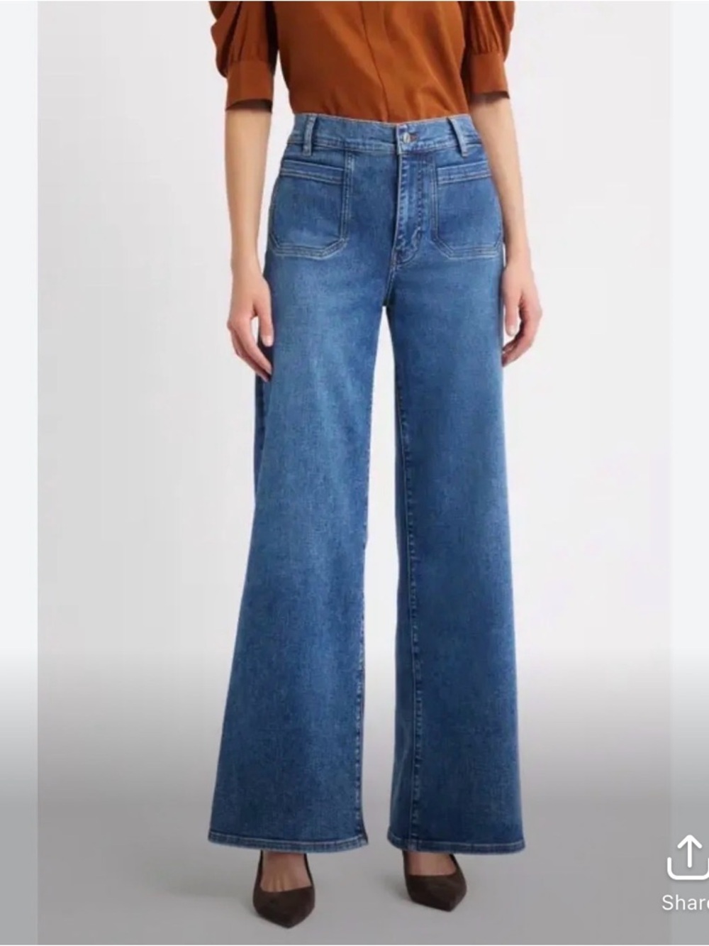 FRAME Wide Leg Jean Size 31